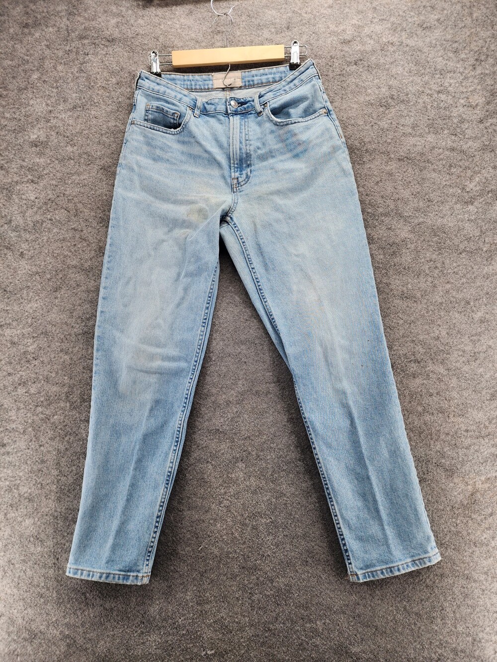 Everlane Jeans Womens 29 Regular Curvy Cheeky Blue Denim Mid Rise